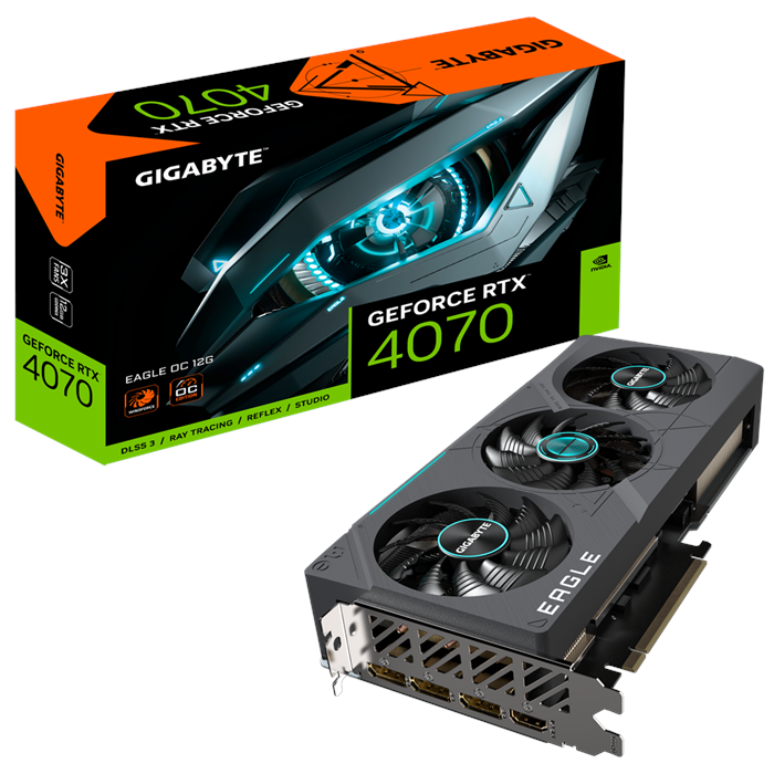 کارت گرافیک گیگابایت GeForce RTX™ 4070 EAGLE OC 12G
